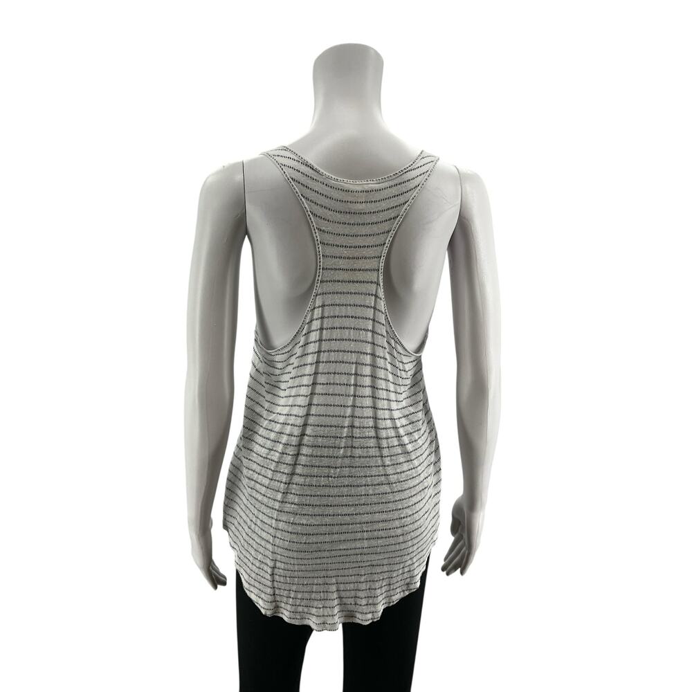 Caslon Linen Racerback Striped Tank Top Size XS - Picture 3 of 7